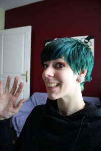 coloration cheveux vert alpin