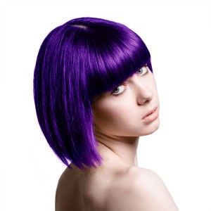 coloration cheveux violet